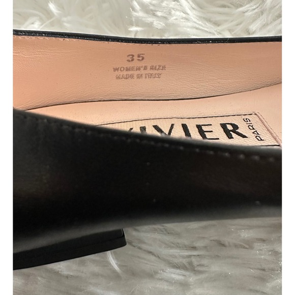 Roger Vivier Gommettine Ball‎ Black leather ballet flat Shoes 35 - Picture 6 of 10